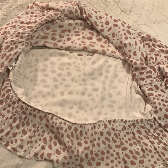 Vestique pink spotted peplum style top - Picture 4 of 5